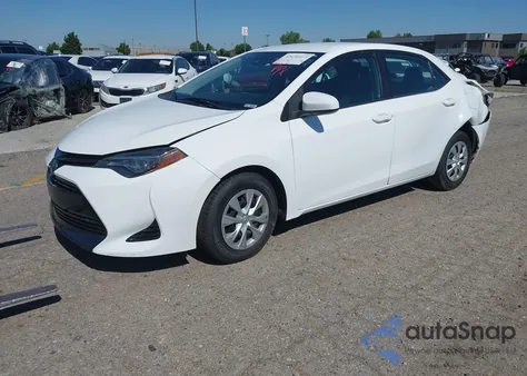 2017 Toyota Corolla L из США, поврежденный, VIN 2T1BURHE0HC932119